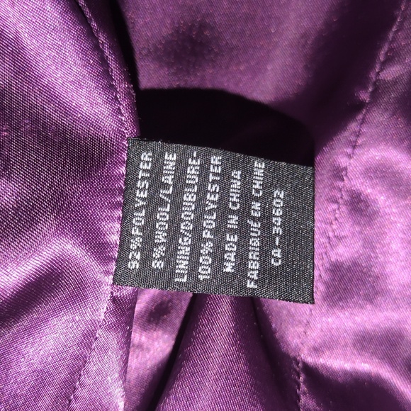 Plaid wool blend blazer size 10 - Picture 6 of 6